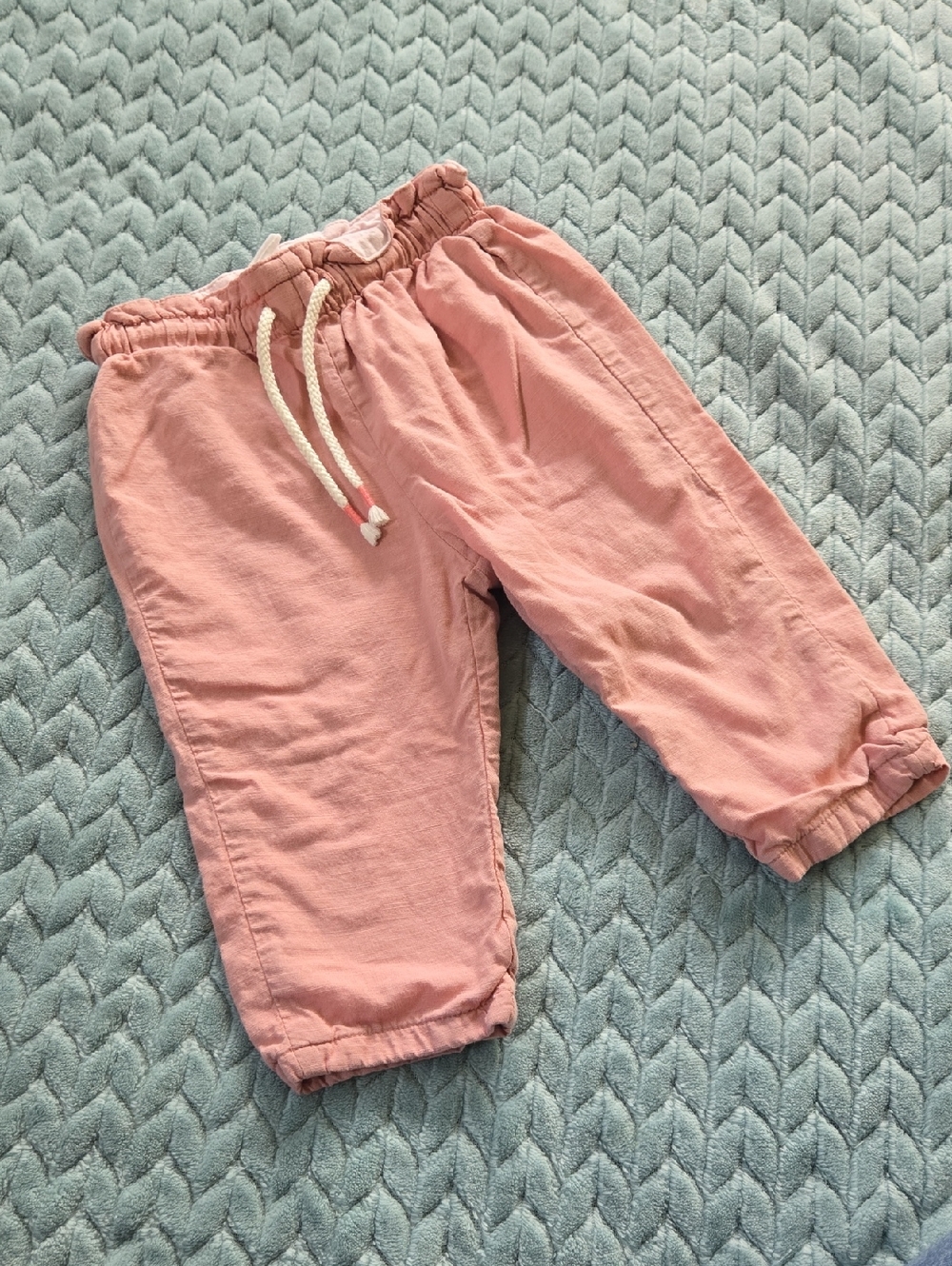 H&M Pink Drawstring Pants - 100% Cotton